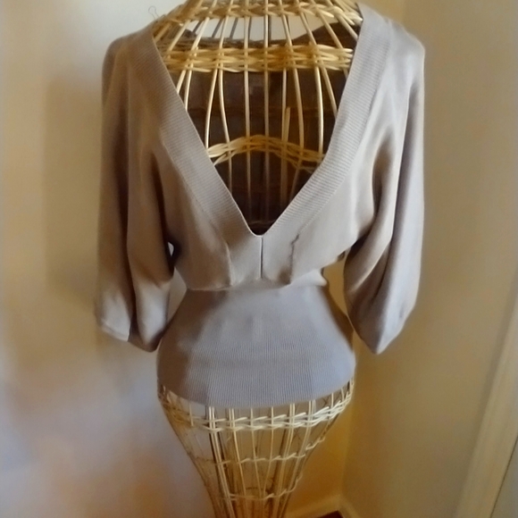 Sweater top🌈Women's low cut wide waist sweater - Picture 2 of 10